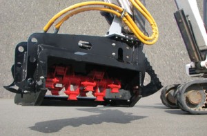 Brush Fox Flail Mower Close Up