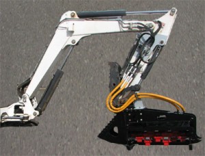 Brush Fox Flail Mower for a Bobcat